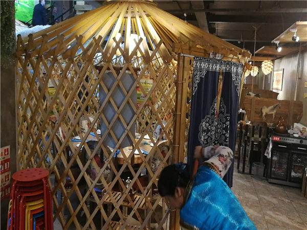 实木骨架蒙古包报价