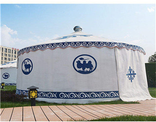 传统蒙古包的外装饰设计